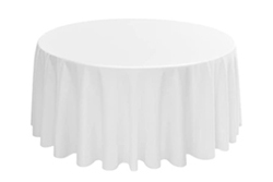 White Table Linens color from Absolute Rentals, San Antonio.