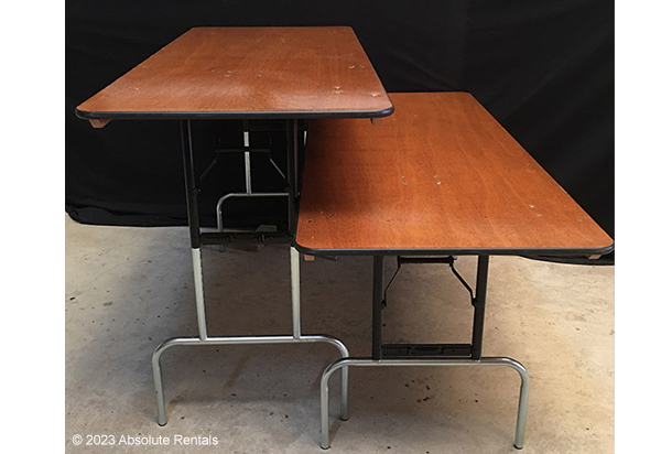 Tables for rent from Absolute Rentals.