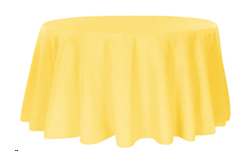 Canary Yellow Table Linens color from Absolute Rentals, San Antonio.