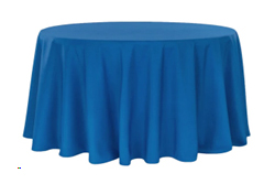 RoyaL Blue Table Linens color from Absolute Rentals, San Antonio.